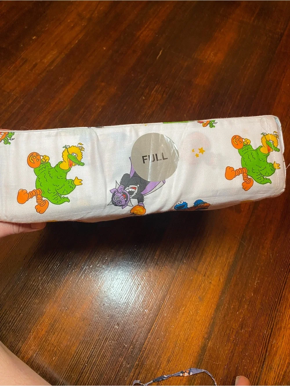 NIB 100% Cotton Full Size Halloween Sesame Street Sheet Set